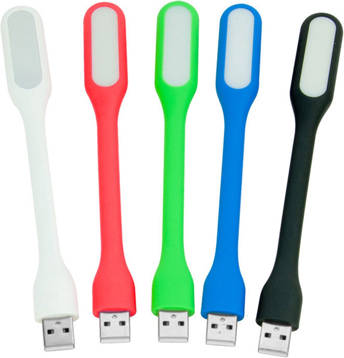 Borvat® | USB-siliconenlamp | 6 leds | laptop sterk | 1 stuks | Willekeurige kleur
